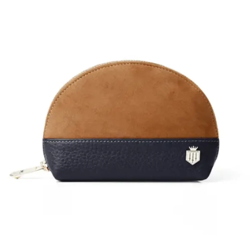 Fairfax and Favor Chiltern Coin Purse Tan/Navy