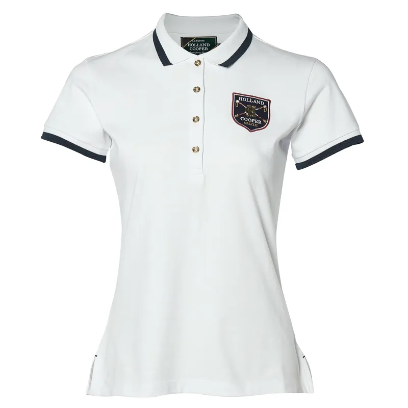 Holland Cooper Classic Polo Shirt White