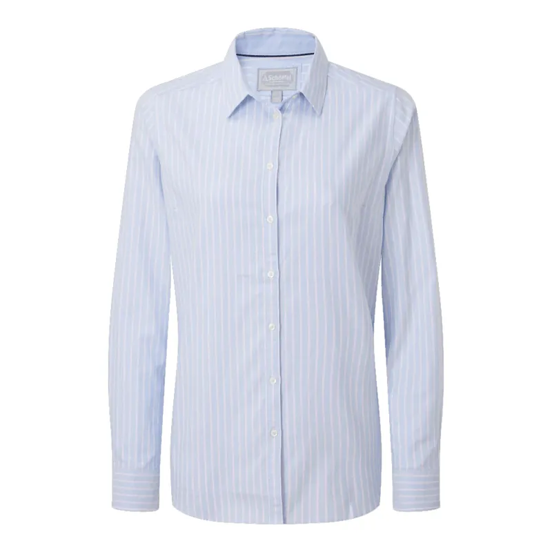 Schoffel Cley Soft Oxford Shirt Blue / Pink Stripe