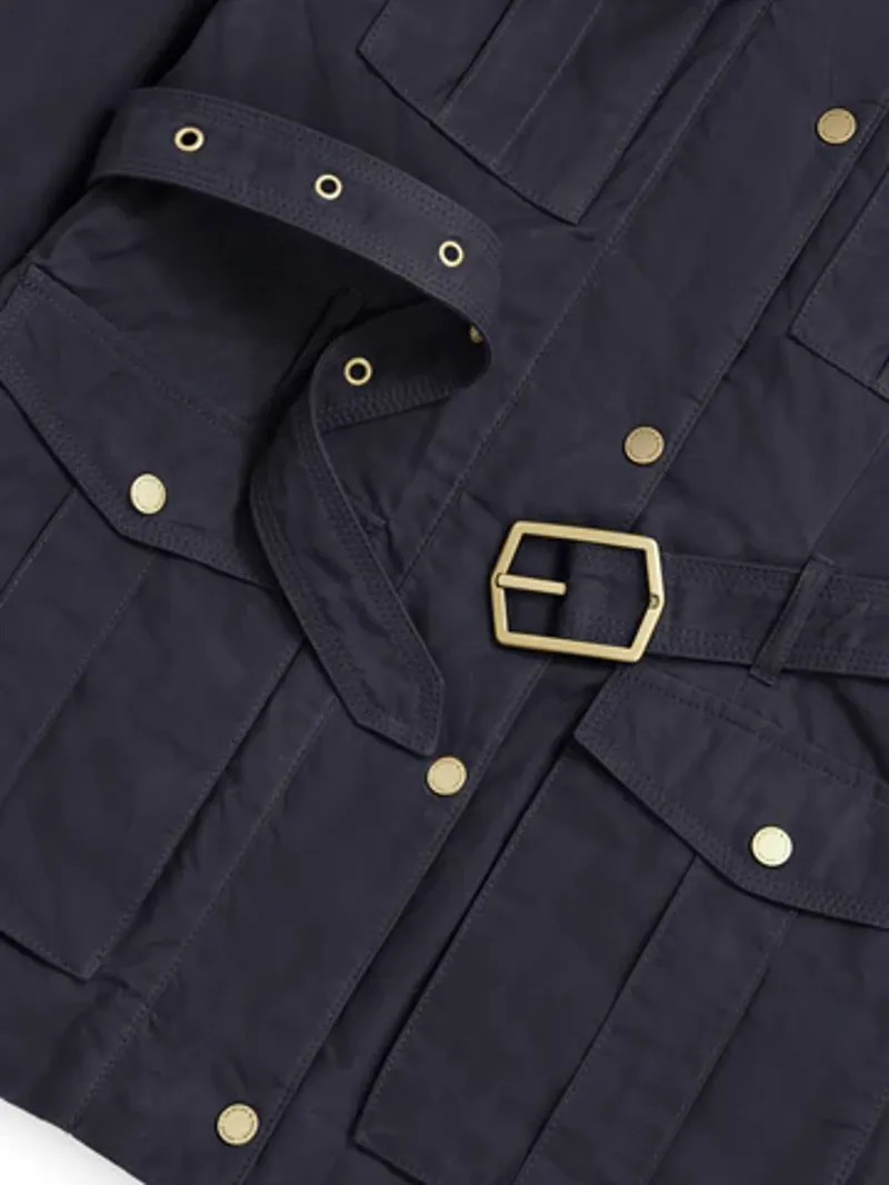 Fairfax and Favor Ivy Quilted Wax Jacket Navy-5