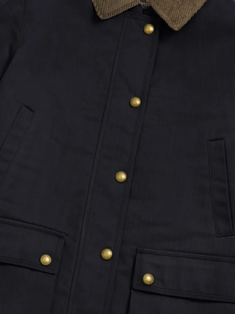 Fairfax and Favor The Olivia Wax Jacket Indigo-5