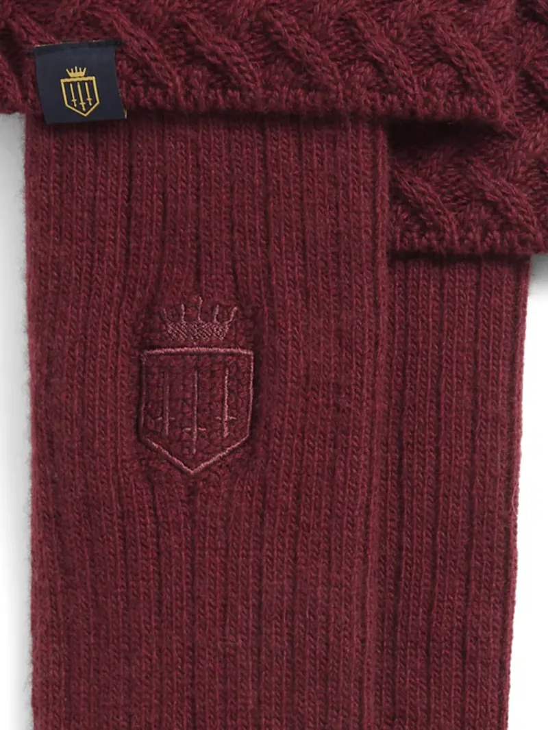 Fairfax and Favor Ladies Explorer Merino Wool Socks Ruby-3