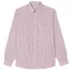 RM Williams Collins Shirt Burgundy White