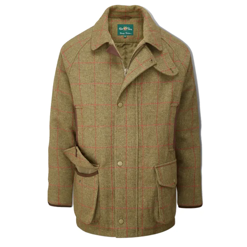 Alan Paine Combrook Tweed Coat Sage