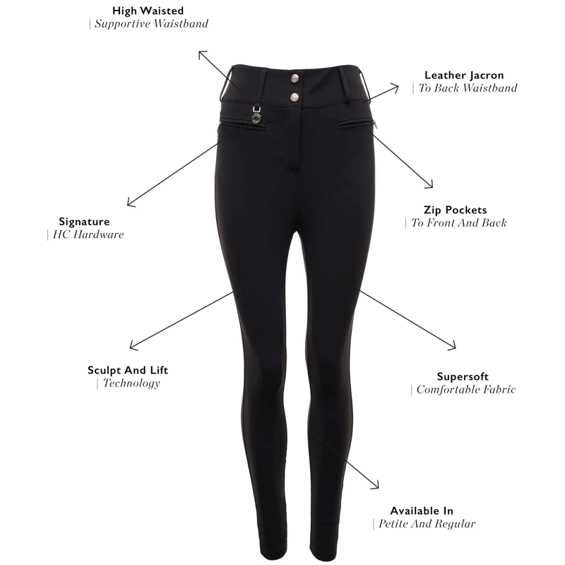 Holland Cooper Contour Trousers Black-4