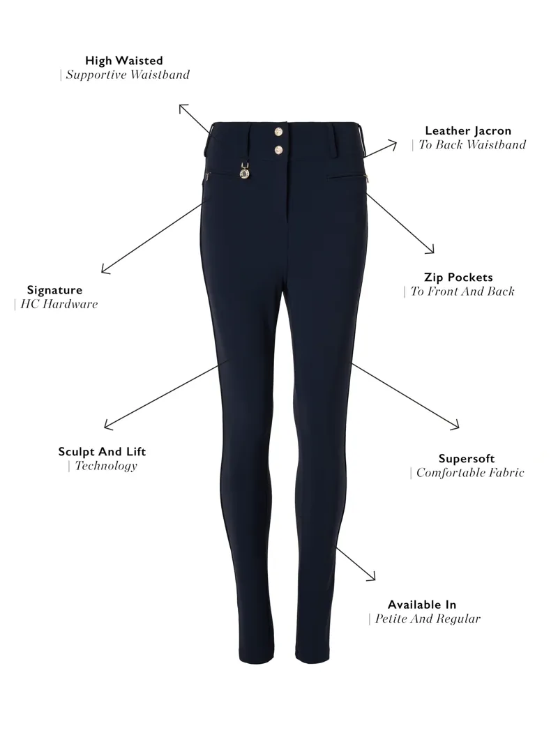 Holland Cooper Contour Trousers in Ink Navy-6