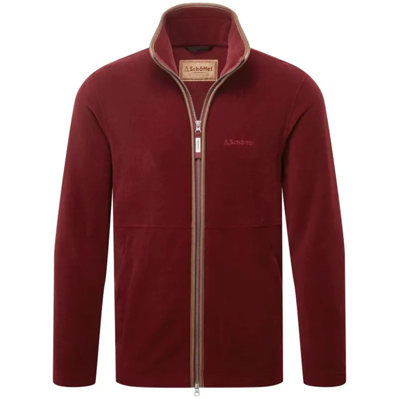 Schoffel Cottesmore Fleece Jacket Claret