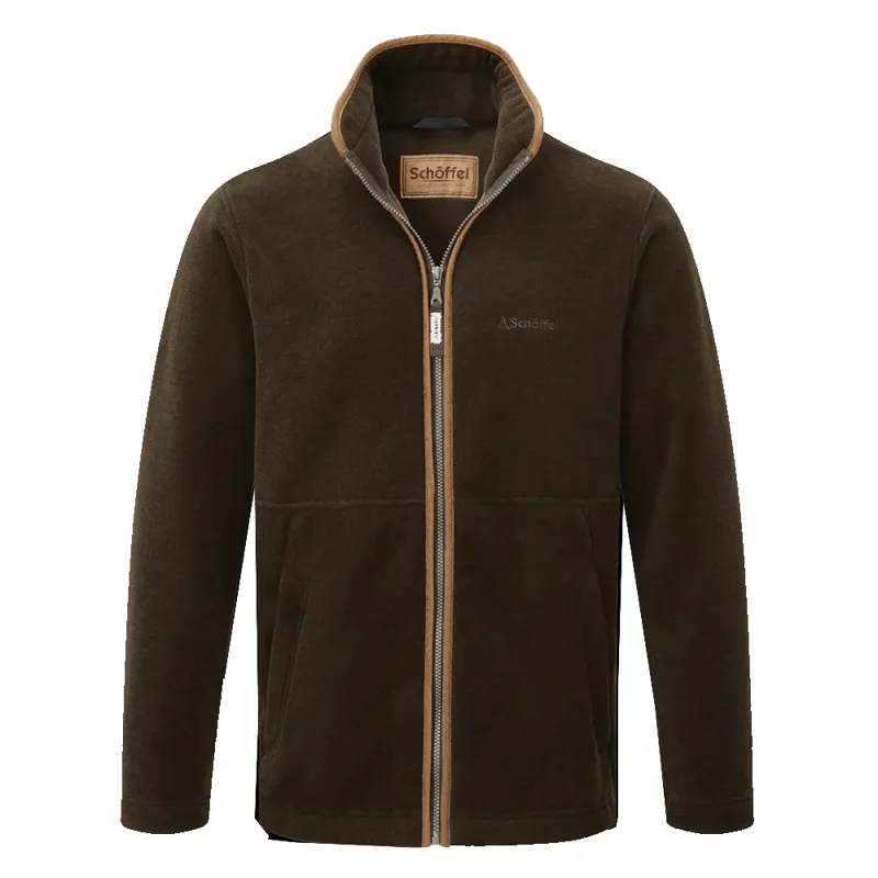 Schoffel Cottesmore Fleece Jacket Dark Olive