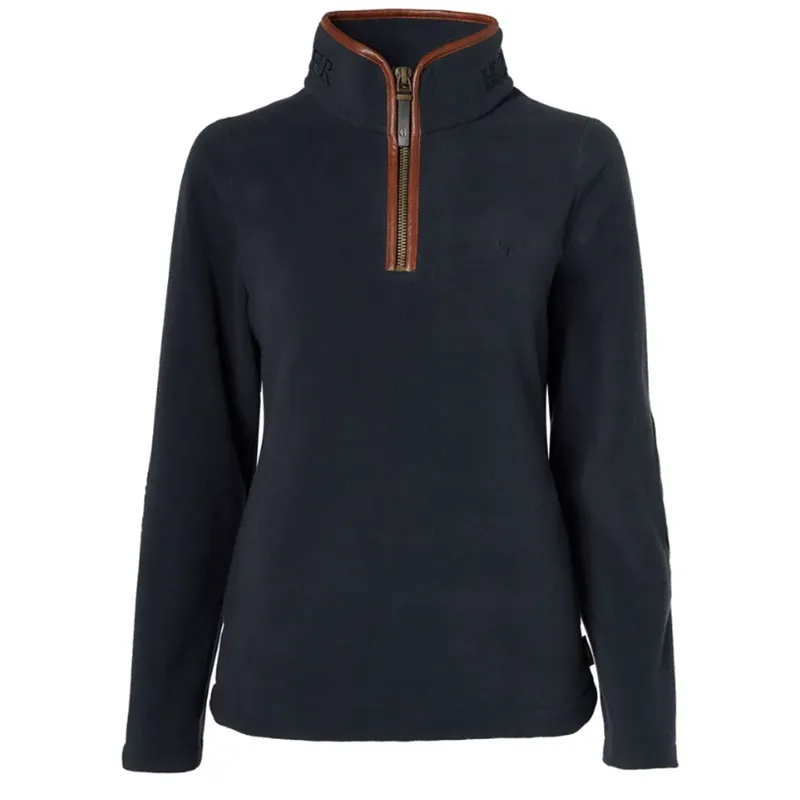 Holland Cooper Country Fleece Half Zip Jumper Ink Navy