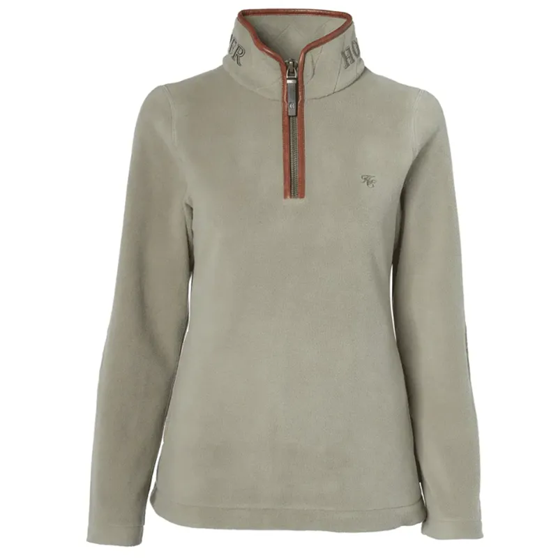 Holland Cooper Country Fleece Half Zip Jumper Sage