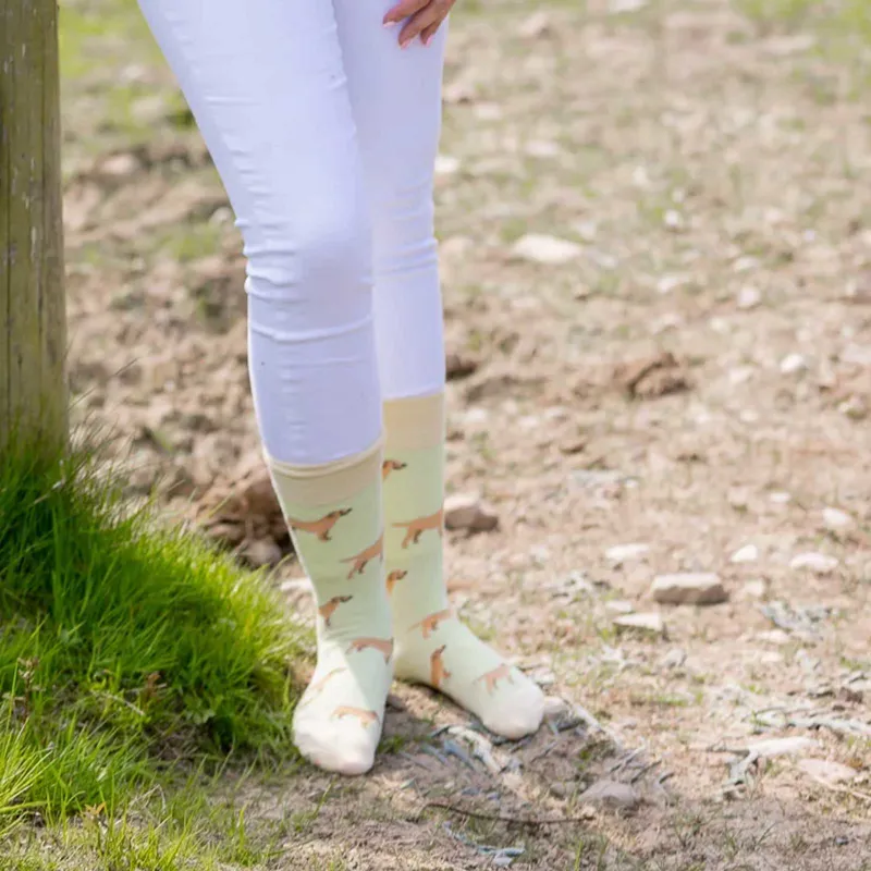 Country Moos Red Labrador Crew Socks  UK3.5 - 6-1