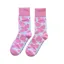 Country Moos Cow Print Pink Crew Socks UK3.5 - 6 