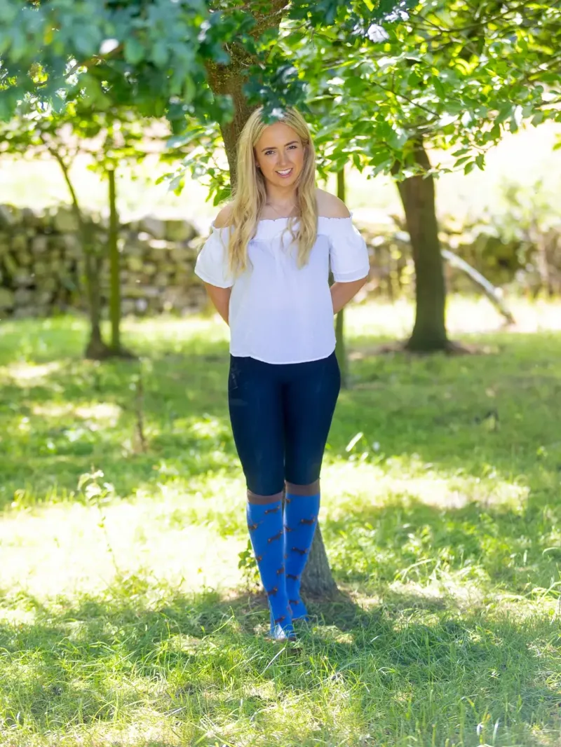 Country Moos Stag Extra Long Welly Socks UK3.5-6-2