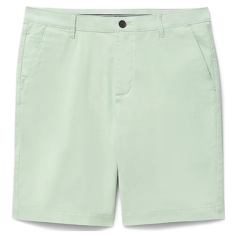 Crew Clothing Bermuda Chino Stretch Shorts in Dusty Aqua