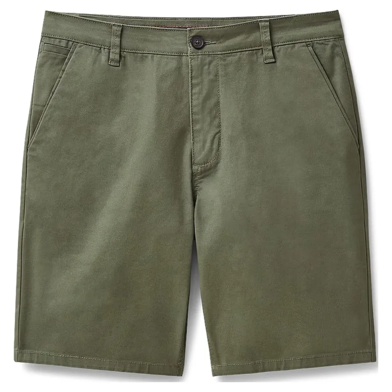Crew Clothing Bermuda Chino Stretch Shorts in Heritage Olive