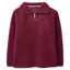 Crew Clothing Borg Ribbed Mix Fleece in Red
