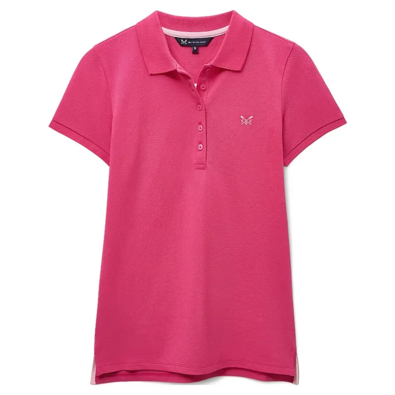 Crew Clothing Classic Cotton Polo in Raspberry