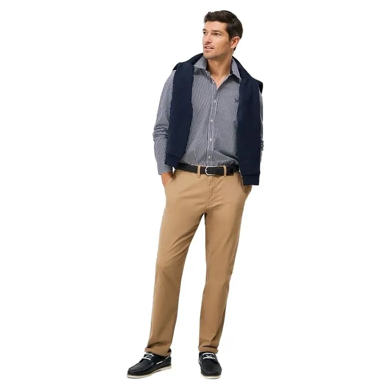 Crew Clothing Classic Fit Multi Gingham Shirt in Peacoat/Blue-2