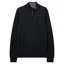 Crew Clothing Classic Half Zip Knit in Charcoal Marl