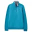 Crew Clothing Classic Half Zip Sweat in Mozaic Blue