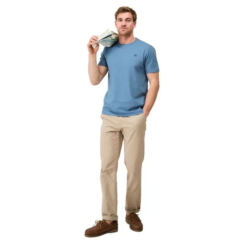 Crew Clothing Classic T-Shirt in Provincial Blue-2