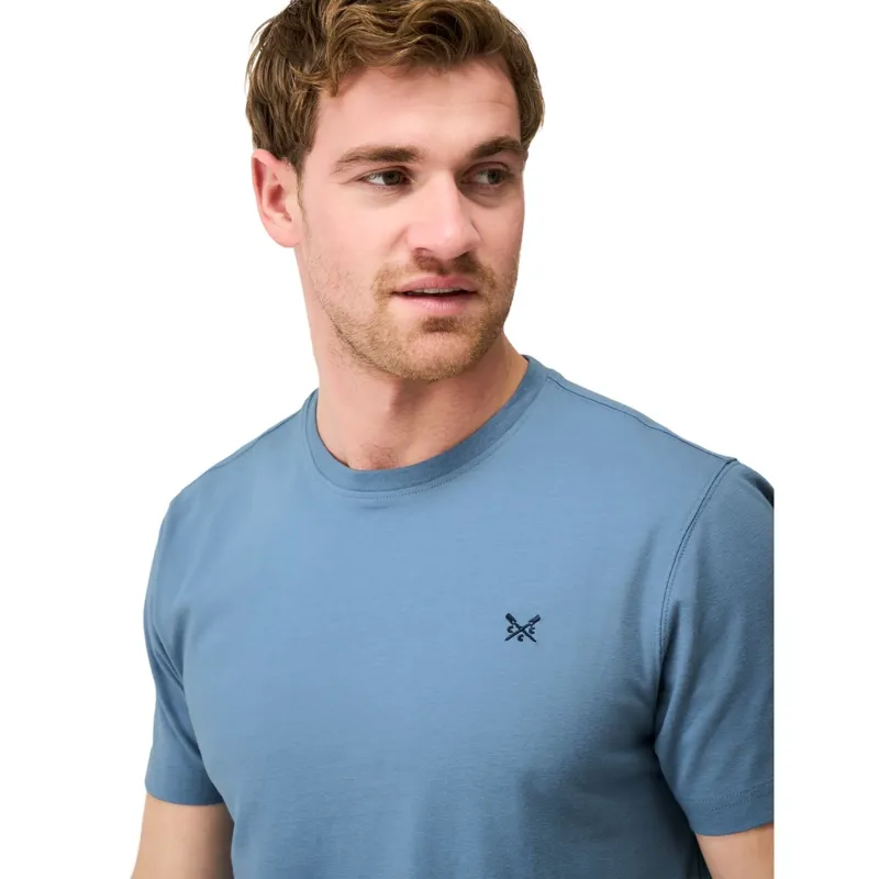 Crew Clothing Classic T-Shirt in Provincial Blue-3
