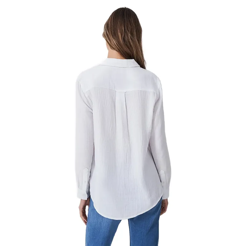 Crew Clothing Harlie Shirt in White-3