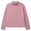 Crew Clothing Harmony Saddle Shoulder Funnel Neck Jumper in Pink Blush
