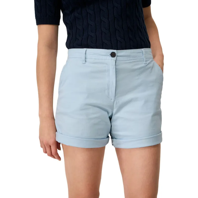 Crew Clothing Heritage Chino Shorts in Light Blue-1