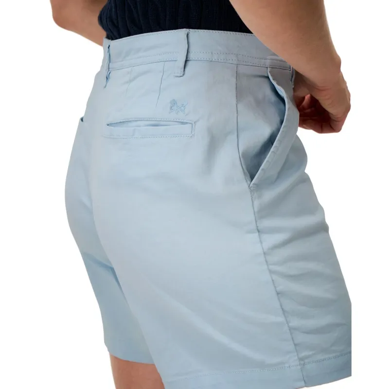 Crew Clothing Heritage Chino Shorts in Light Blue-4