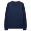 Crew Clothing Organic Cotton Crew Neck Jumper in Dress Blues