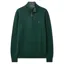 Crew Clothing Organic Cotton Half Zip Jumper in Bottle Green