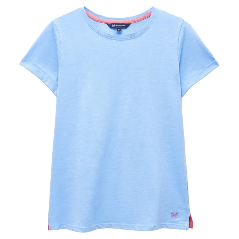 Crew Clothing Perfect Crew Slub Women's T-Shirt in Little Boy Blue
