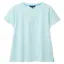 Crew Clothing Perfect Stripe Crew Slub Tee White Linen/Blue Radiance