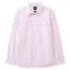Crew Clothing Relaxed Fit Cotton Poplin Shirt in Falmouth Stripe Pink