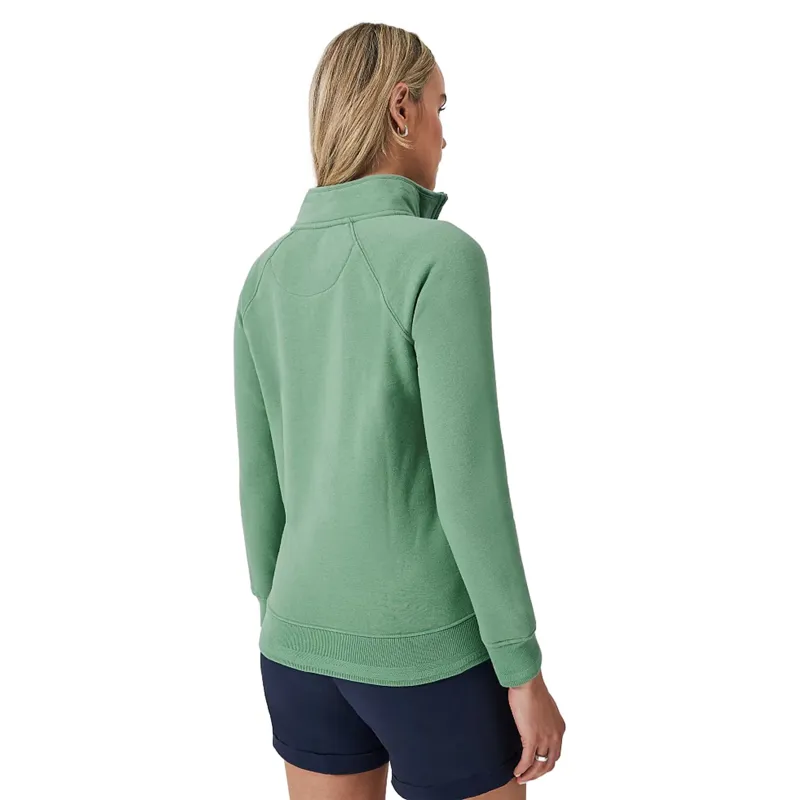 Crew Half Zip Sweat Sea Green-4