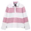 Crew Long Sleeve Stripe Rugby Crocus White