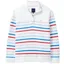 Crew Clothing Half Zip Sweat White Pink Blue Red