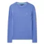 Crew Heritage Crew Neck Cable Jumper Riviera Blue