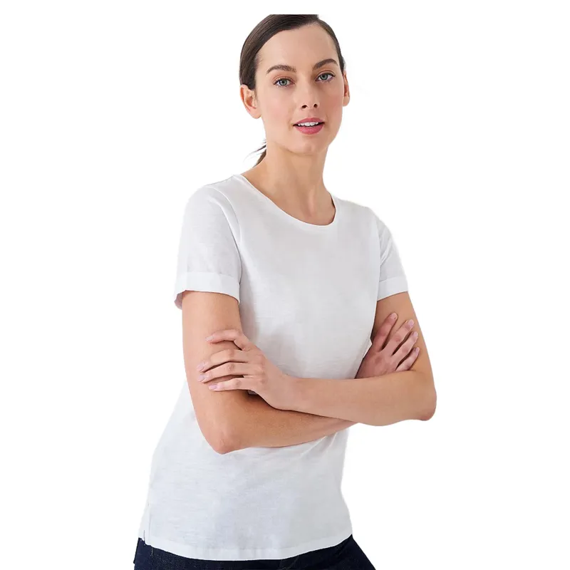 Crew Perfect Crew Slub T-Shirt White-1