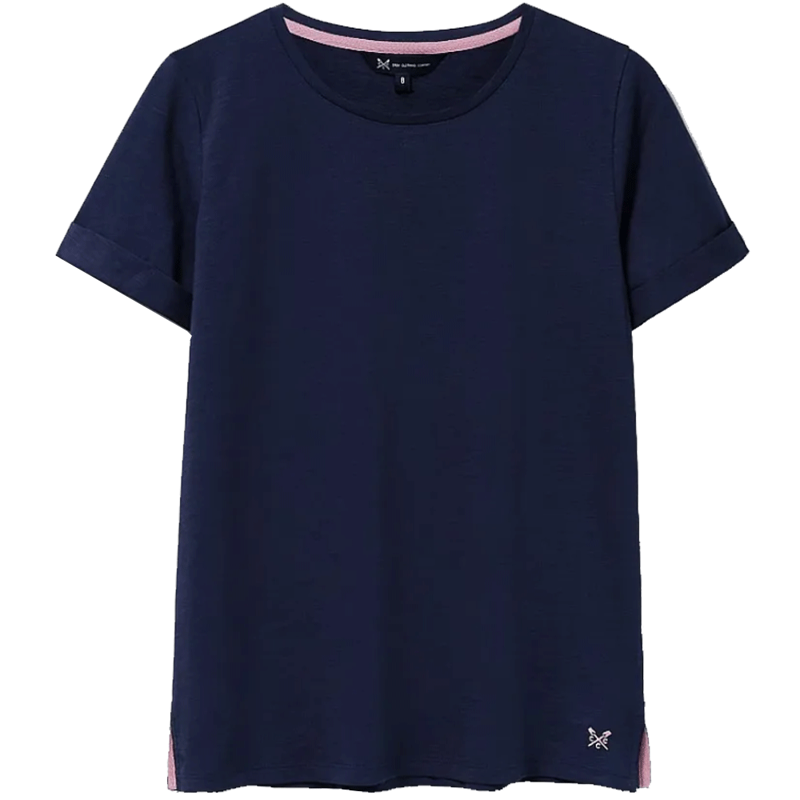 Crew Clothing Perfect Crew Slub T-Shirt Navy-6