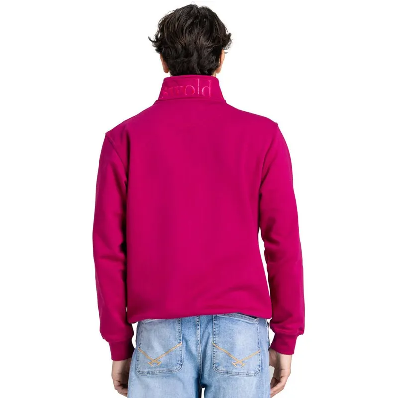 Cotswold Fox Tetbury Quarter Zip Raspberry-2