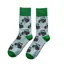 Country Moos Dark Green Tractor Crew Socks UK3.5-6