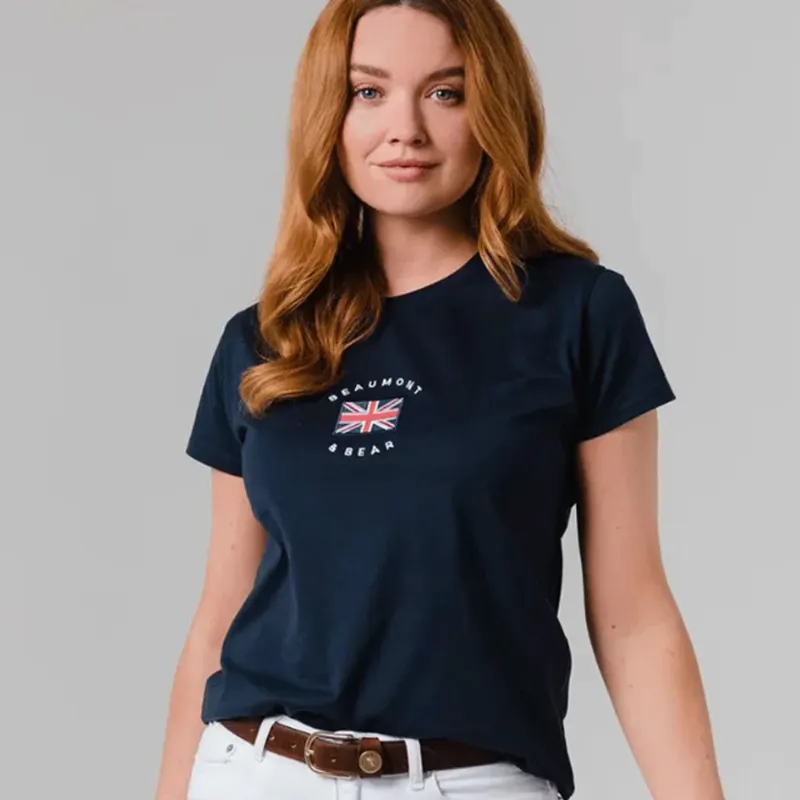 Beaumont and Bear Dartmouth Ladies T-Shirt Navy