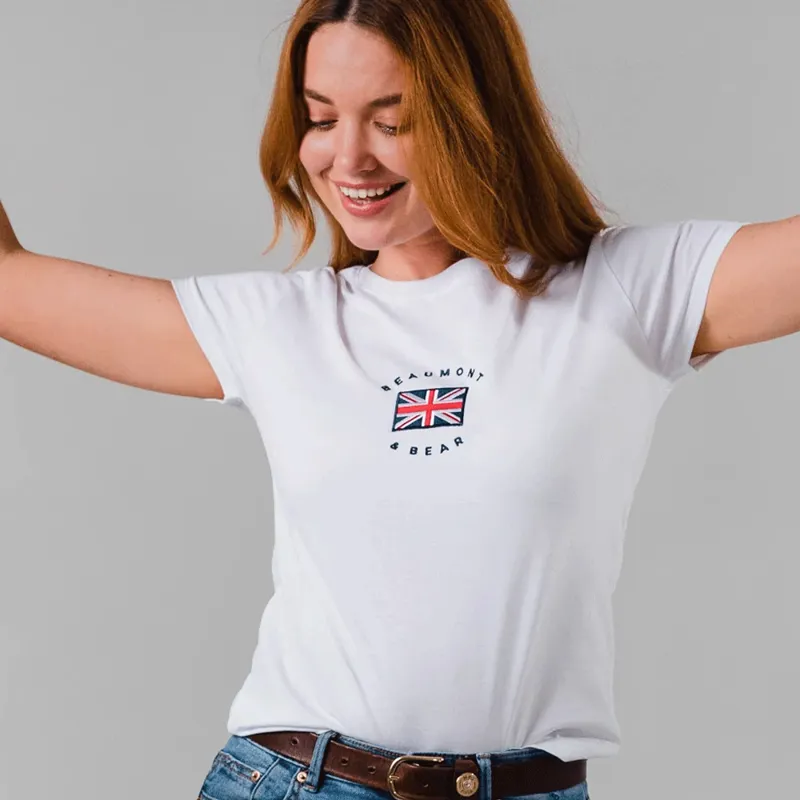 Beaumont and Bear Dartmouth Ladies T-Shirt White