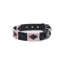 Pioneros Dog Collar Pink Navy White Stripe
