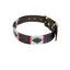 Pioneros Dog Collar Navy Red Blue Stripe