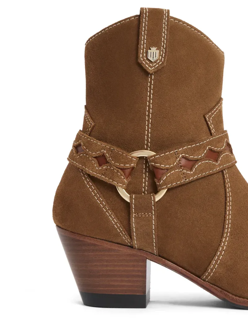 Fairfax and Favor Ohio Ankle Boot Tan Suede-1