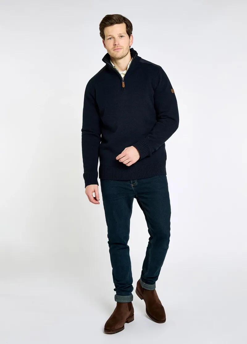 Dubarry Doherty Windproof Quarter Zip Navy-4