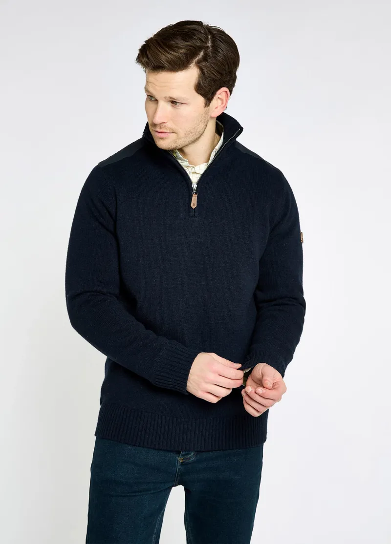 Dubarry Doherty Windproof Quarter Zip Navy-3
